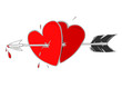 Two hearts and the arrow