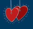 Happy valentine`s day card