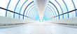 long bright corridor