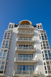 Modern apartment building
