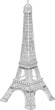 Eiffel tower in Paris, France