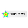 Photo : button stern 100% retro I