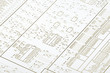 Detailed drawing of electrical circuits
