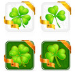 Clover button