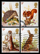 British Wildlife Postage Stamps