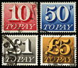 Britain Postage Due Stamps