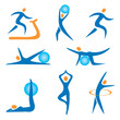 Vektor: Icons_sport_fitness Icons_sport_fitness