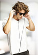man listening music man listening music