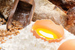 Ingredients for fresh bread preparation Ingredients for fresh bread preparation