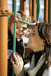 Mother and daughter at the playground