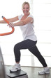 Woman exercising at the gym