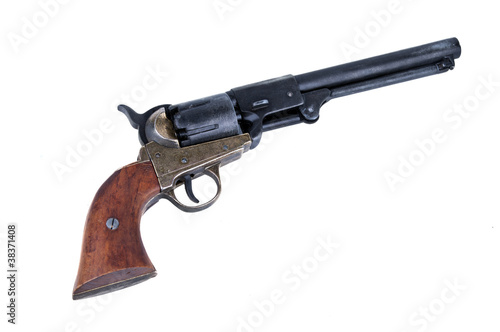 Photo: old metal colt revolver old metal colt revolver