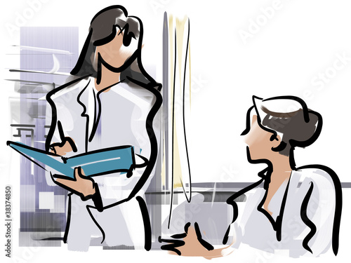Illustration: Medical - consultation Medical - consultation