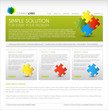 Vector Modern web page template