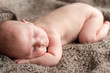 Sleeping newborn baby