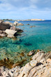 Mare trasparente sull'isola La Maddalena in Sardegna Mare trasparente sull'isola La Maddalena in Sardegna