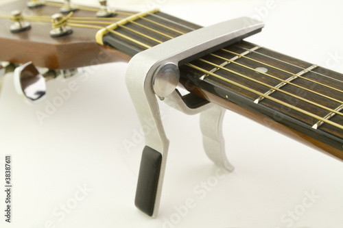 Photo: Capo Fitted to an Accoustic Guitar Capo Fitted to an Accoustic Guitar
