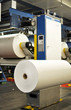 Druckmaschine mit Papierrollen // printing maschine