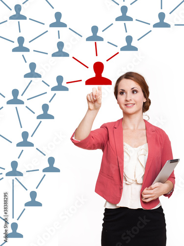 Photo: social network social network