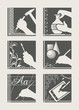 set of art occupation vector illustration