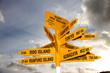 Bluff Landmark Signpost, New Zealand Bluff Landmark Signpost, New Zealand