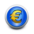 Glassy button Euro