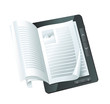 electronic book concept - vector illustration