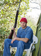 Country Man with a Shotgun