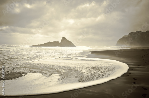 Photo: Karekare Beach in New Zealand Karekare Beach in New Zealand