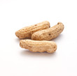 Peanuts isolated on white background