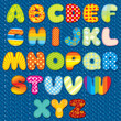 Vector: Handmade Stitches Font Handmade Stitches Font