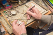 hands of  jeweller