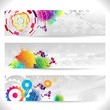 Web banners abstract