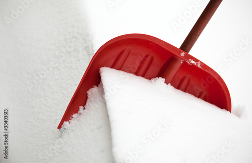 Photo: Shovel for snow removal Shovel for snow removal