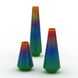 Illustration: Multicolor vases Multicolor vases