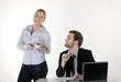 Two colleagues at work Two colleagues at work