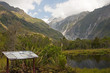 Photo: View of the valley of Frantz Josef glacier View of the valley of Frantz Josef glacier