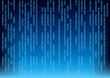 Digital binary background screen.