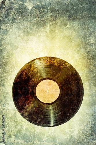 Photo: grunge record grunge record
