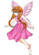 Cartoon illustration of a pixie