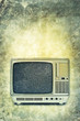 retro television print