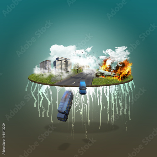 Illustration: catastrophe humaine catastrophe humaine