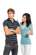 Young couple couple conflict