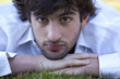 Homme, garçon, portrait, jeune, modèle, adulte, beau