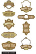 Set of 9 Logo/Label Vectors