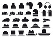 various vector hats
