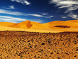 Sand dune in Sahara Desert
