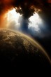 Photo en ligne au meilleur prix Planet in dark sky