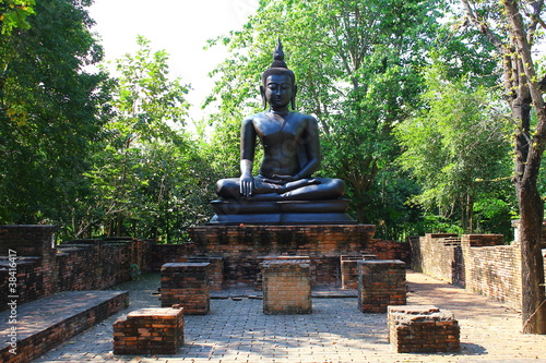 Photo: Black Buddha. Black Buddha.