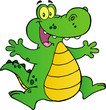 Happy Alligator Jumping Happy Alligator Jumping